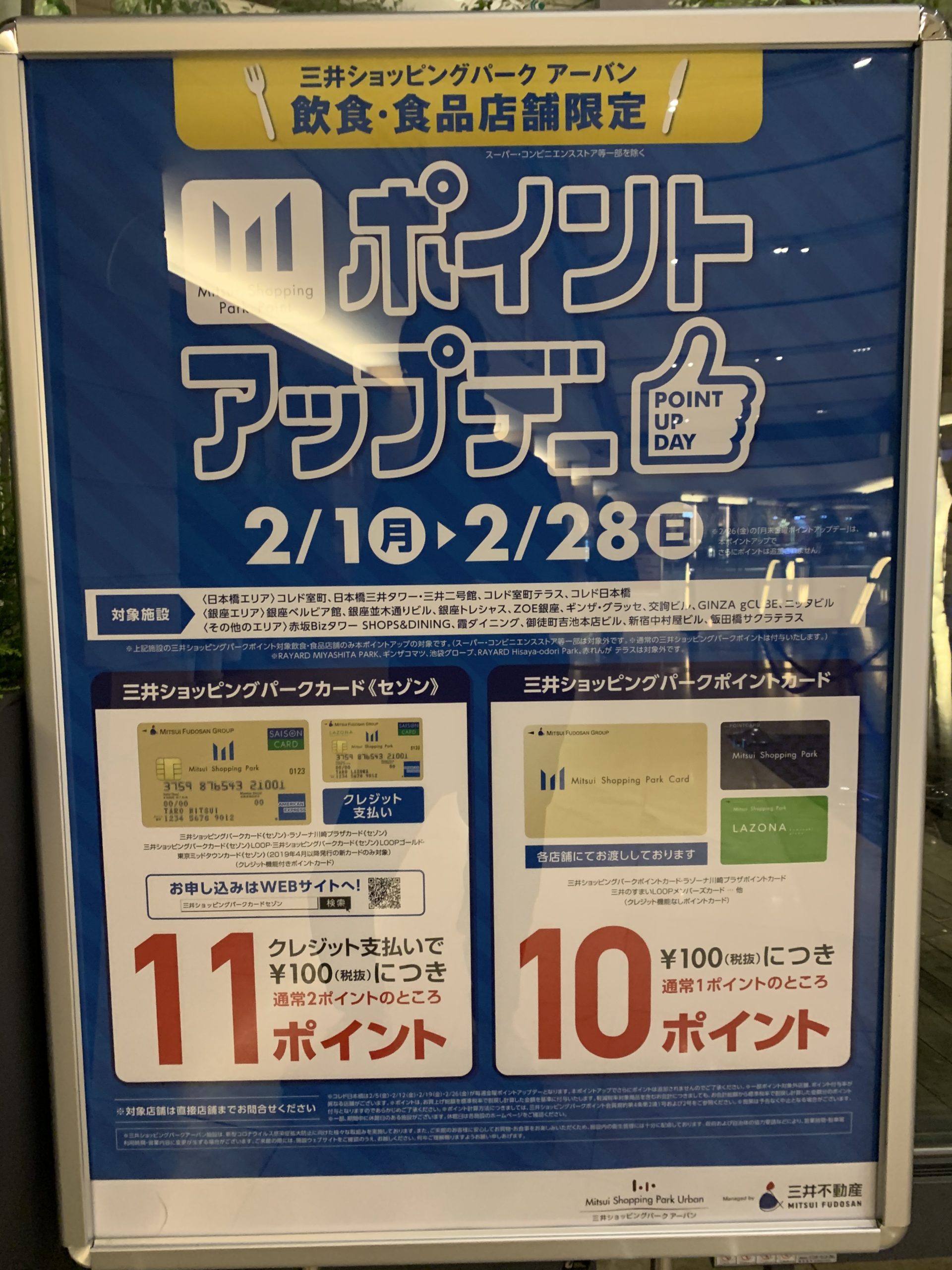 三井ショッピングパークカードポイントアップキャンペーン最大１０倍