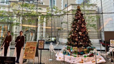 赤坂bizタワーのクリスマスツリー2023