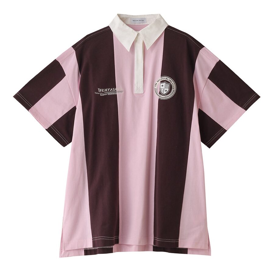 MAISON SPECIAL（メゾンスペシャル）Oversize Rugby Shirt/オーバーラガーシャツ