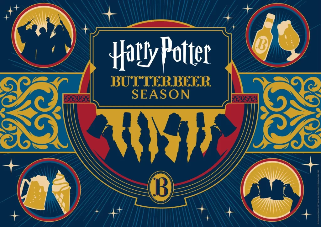 ハリー・ポッターでおなじみの白い口ひげが出来る“あのドリンク”!初のバタービール・シーズンが開幕!