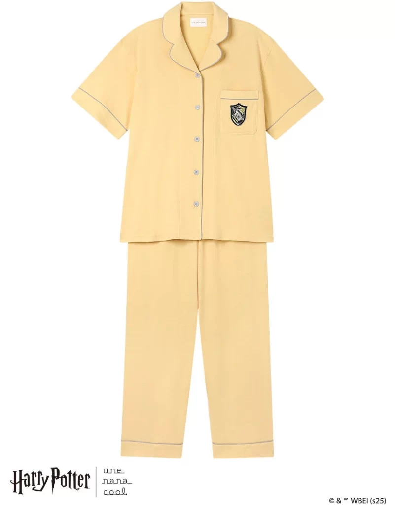 Harry Porter × une nana cool【綿100％】開襟半袖パジャマ