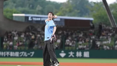 舞台『ハリー・ポッターと呪いの子』松井玲奈が埼玉西武ライオンズセレモニアルピッチ＠ベルーナドームに登場！