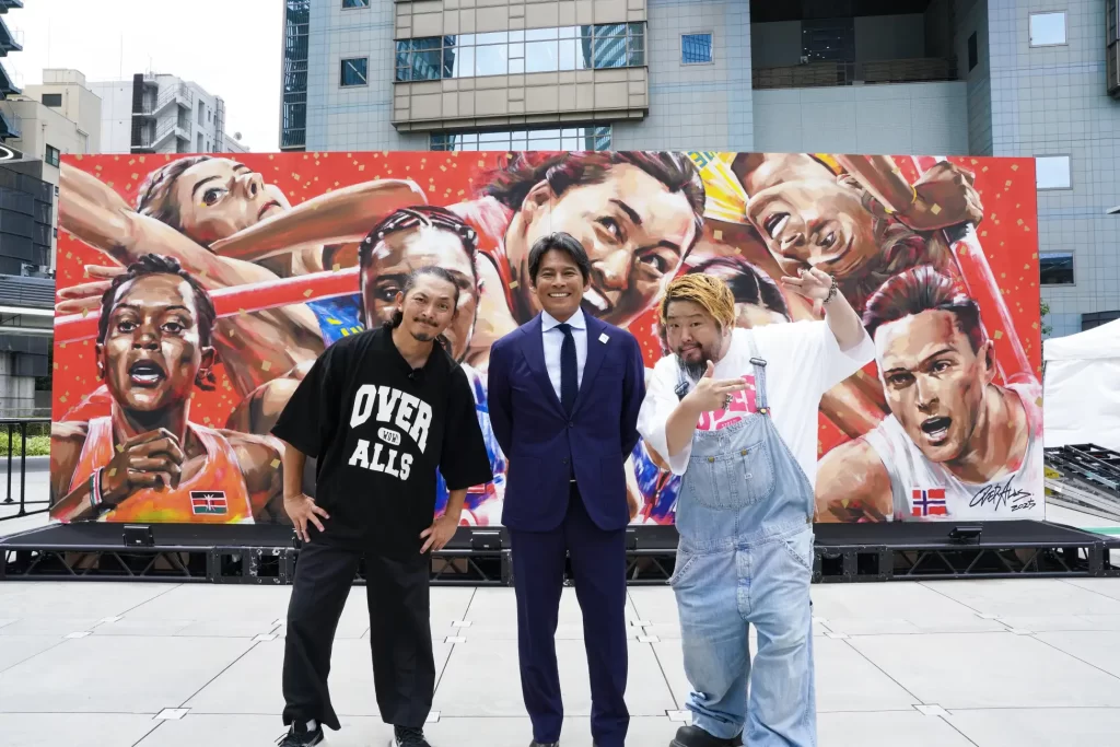 東京2025世界陸上が壁画アート