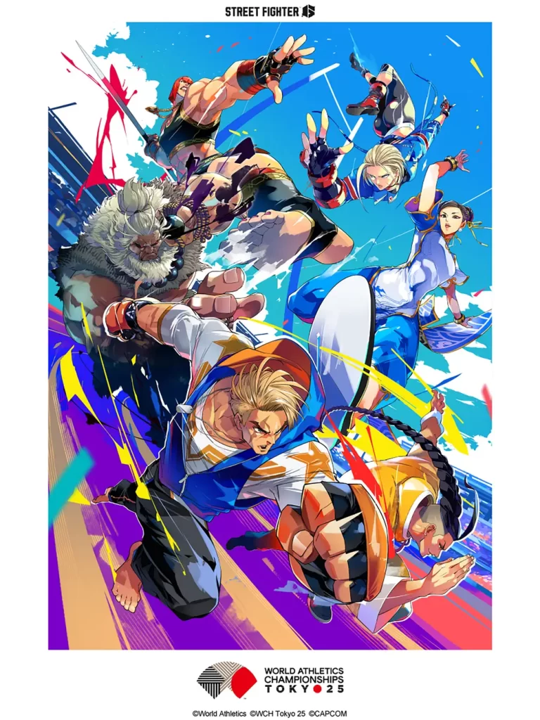 『世界陸上』×『ストリートファイター6』