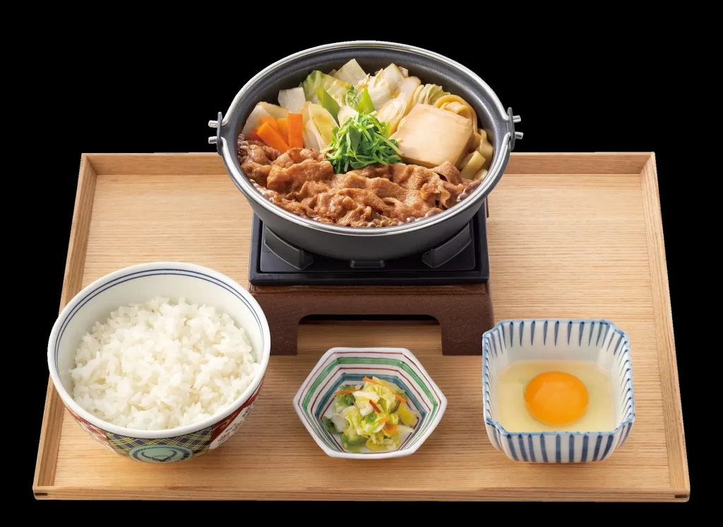 吉野家×ばり嗎 初コラボ 濃厚「ばり嗎監修とんこつ醤油牛鍋膳」