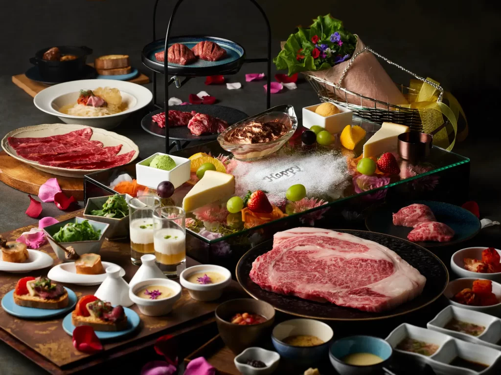 山崎、白州も飲み放題の焼肉コース