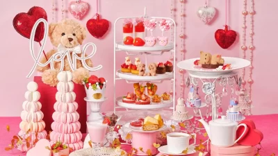 【赤坂アプローズスクエア迎賓館】旬のいちごが主役！愛らしさ溢れるテディベア尽くしのとびきりキュートなスイーツ『いちごとスウィートベアのアフタヌーンティー』