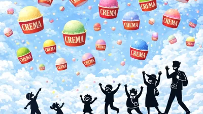 【CREMAHOP 4周年】全店でアイスクリーム無料提供　「 平等に降りそそぐ、アイスクリーム 」２０２６年２月５日(木)１８時～２１時までの３時間