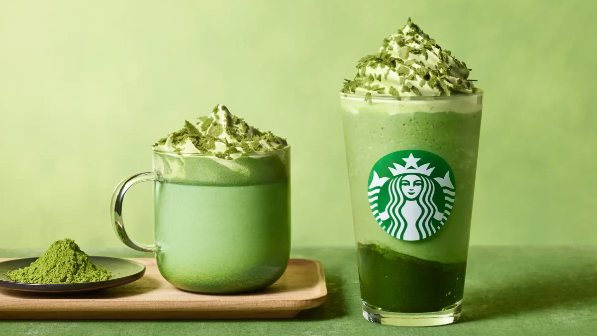 【スターバックス】今年は”抹茶づくし”　もっちり、サクサクの新食感　玉露抹茶を使用したフラペチーノ® とティーラテの2種