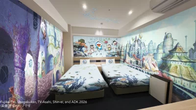 【変なホテル】映画ドラえもん 新・のび太の海底鬼岩城』とタイアップ「映画ドラえもんルーム」発売