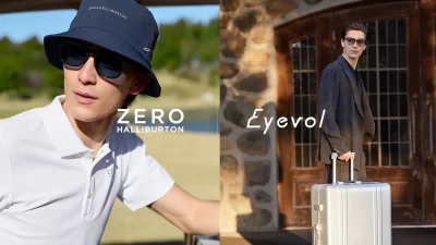 ZERO HALLIBURTON × Eyevol　初のコラボレーションによる特別なサングラス誕生　～限定仕様のケースが付属～