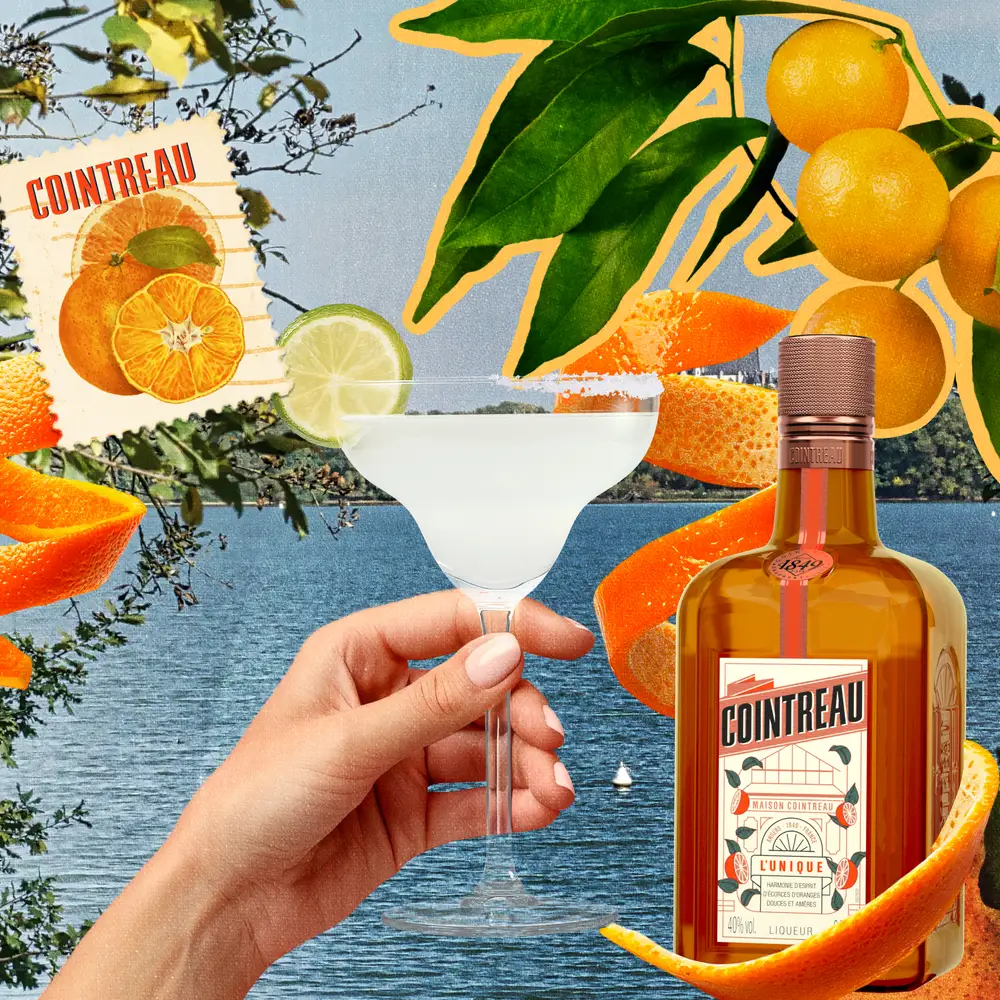 「COINTREAU Symphony in Bloom “オレンジの旋律”」をテーマとしたフラワーアート