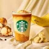 バナナ果肉の甘さと、コーヒーの香りが重なる　「バナナ アフォガート フラペチーノ®」