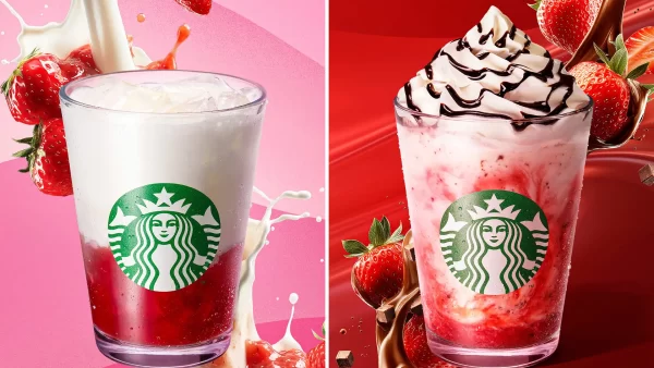 【スターバックス】ごろっと果肉、つぶつぶ食感。イチゴの新作ビバレッジ2種が5月11日（月）より登場