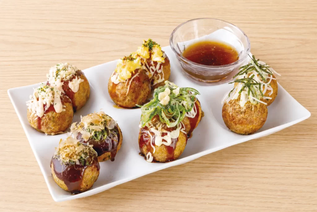 【 銀だこハイボール酒場限定 】人気たこ焼5種をワンプレートで楽しめる『銀だこオールスターズ』