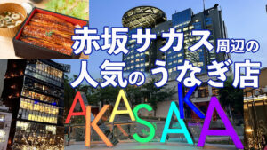 赤坂サカス周辺のうなぎ店
