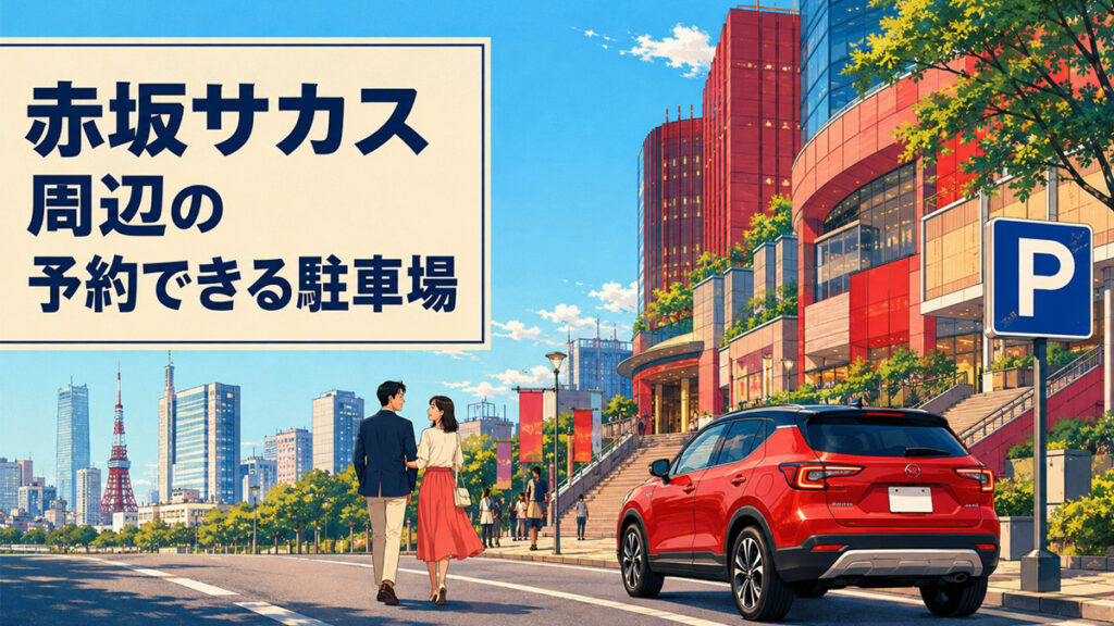 赤坂サカス周辺の予約できる駐車場