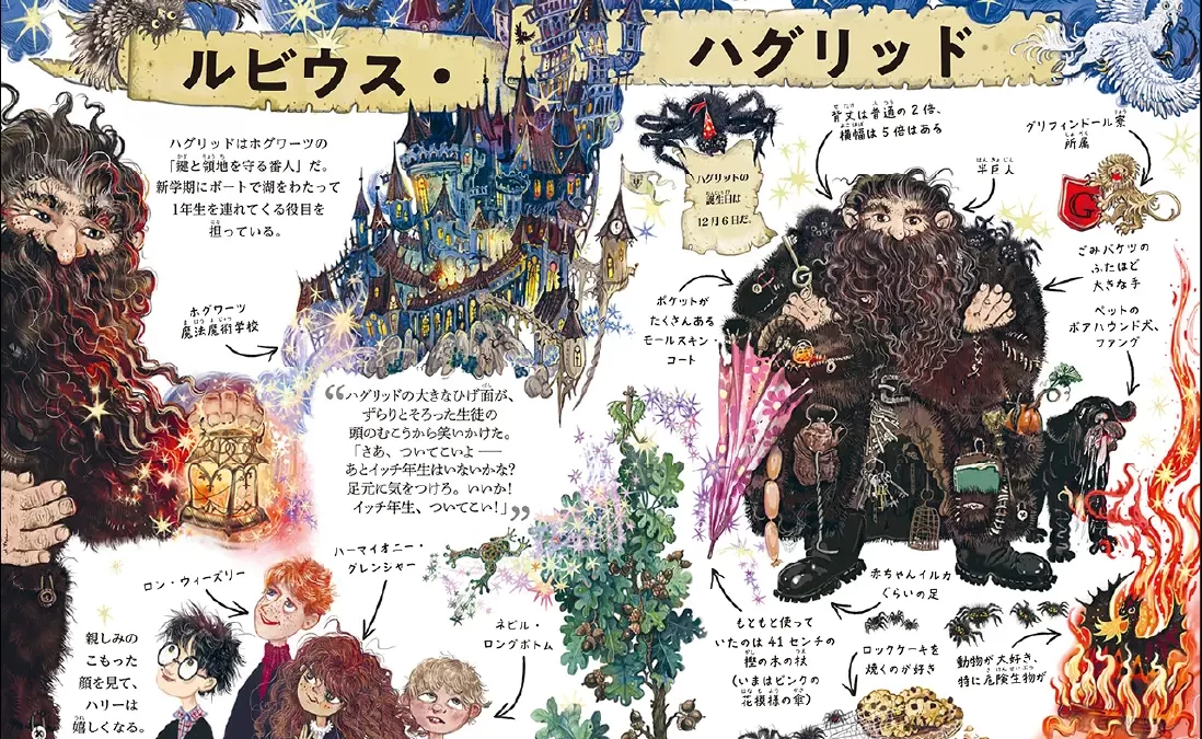 大人気「ハリー・ポッターシリーズ ポケット図鑑」『ハグリッド』『ドビー』刊行されています。
